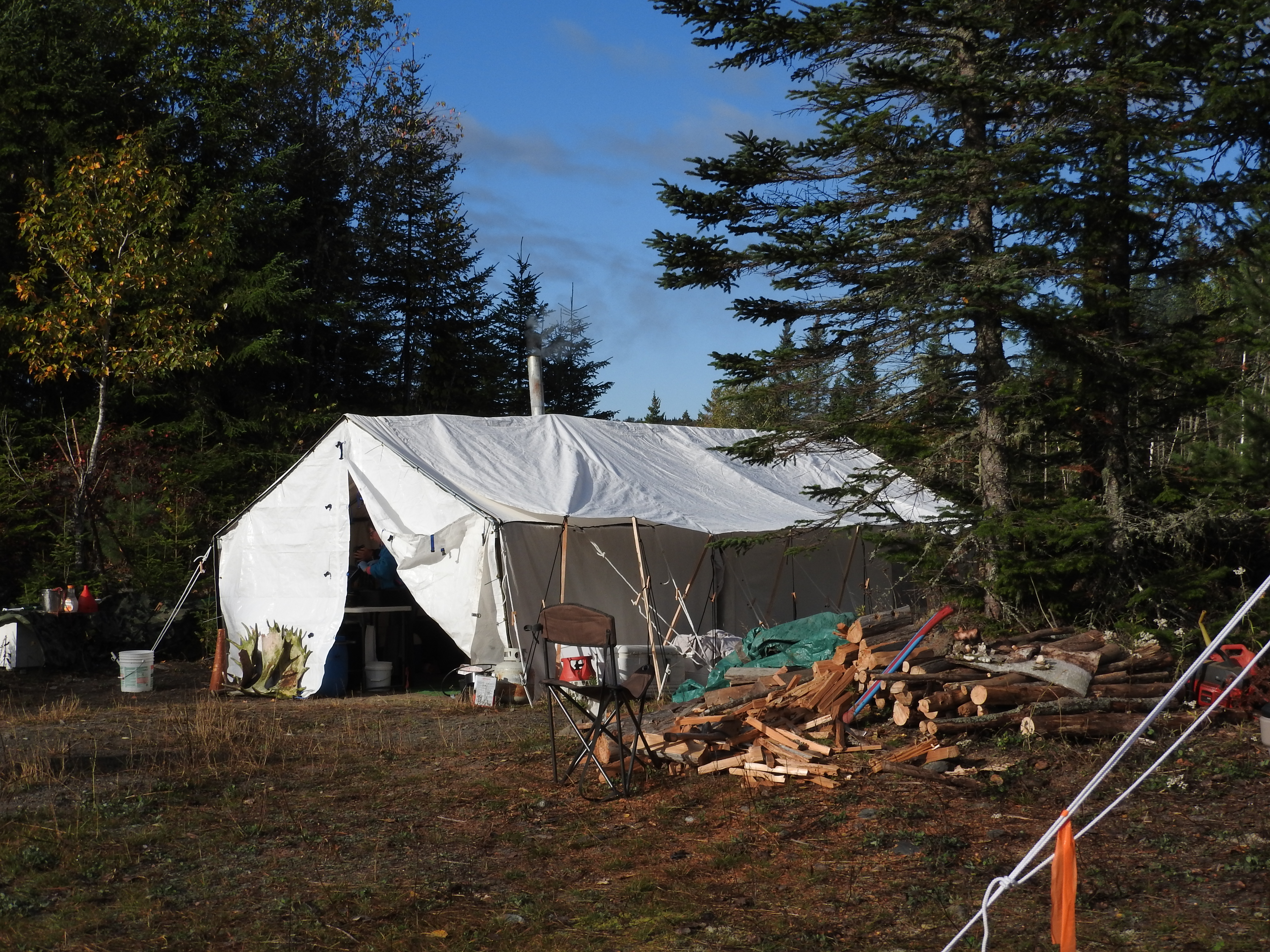 Maine moose camp, 2017 Canoe the Wild