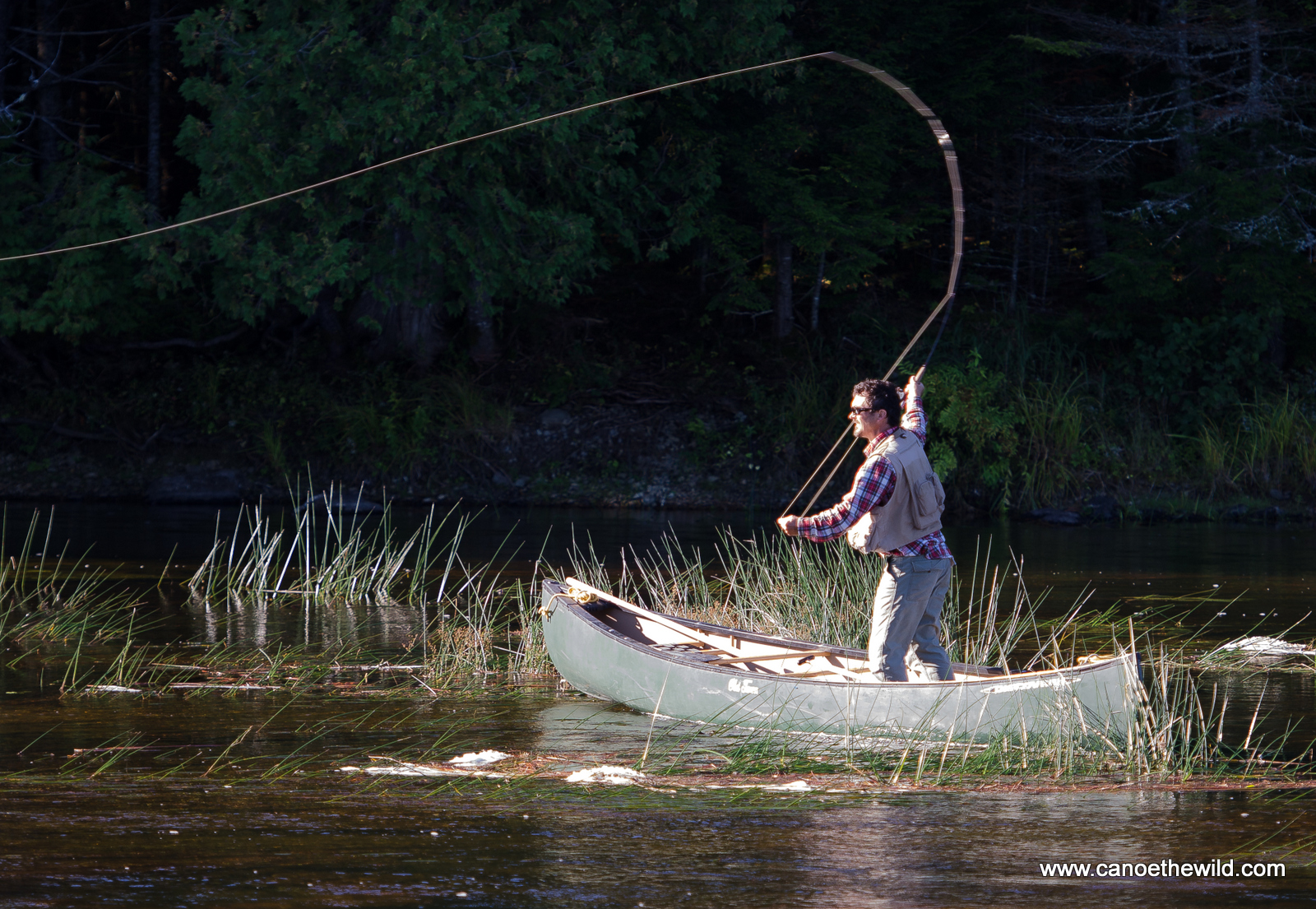 Fly fishing in Maine Canoe the Wild