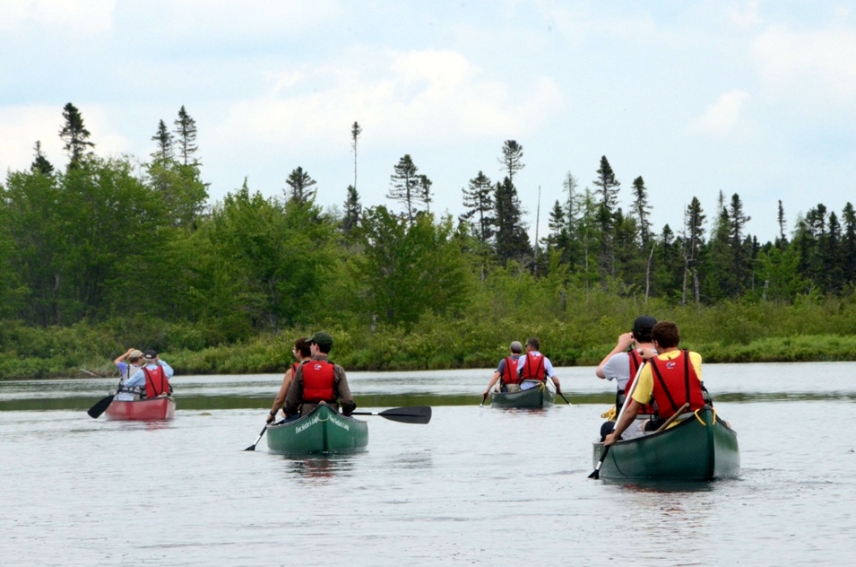 Baskahegan Stream Canoe Trip Near East Grand Lake, Maine
